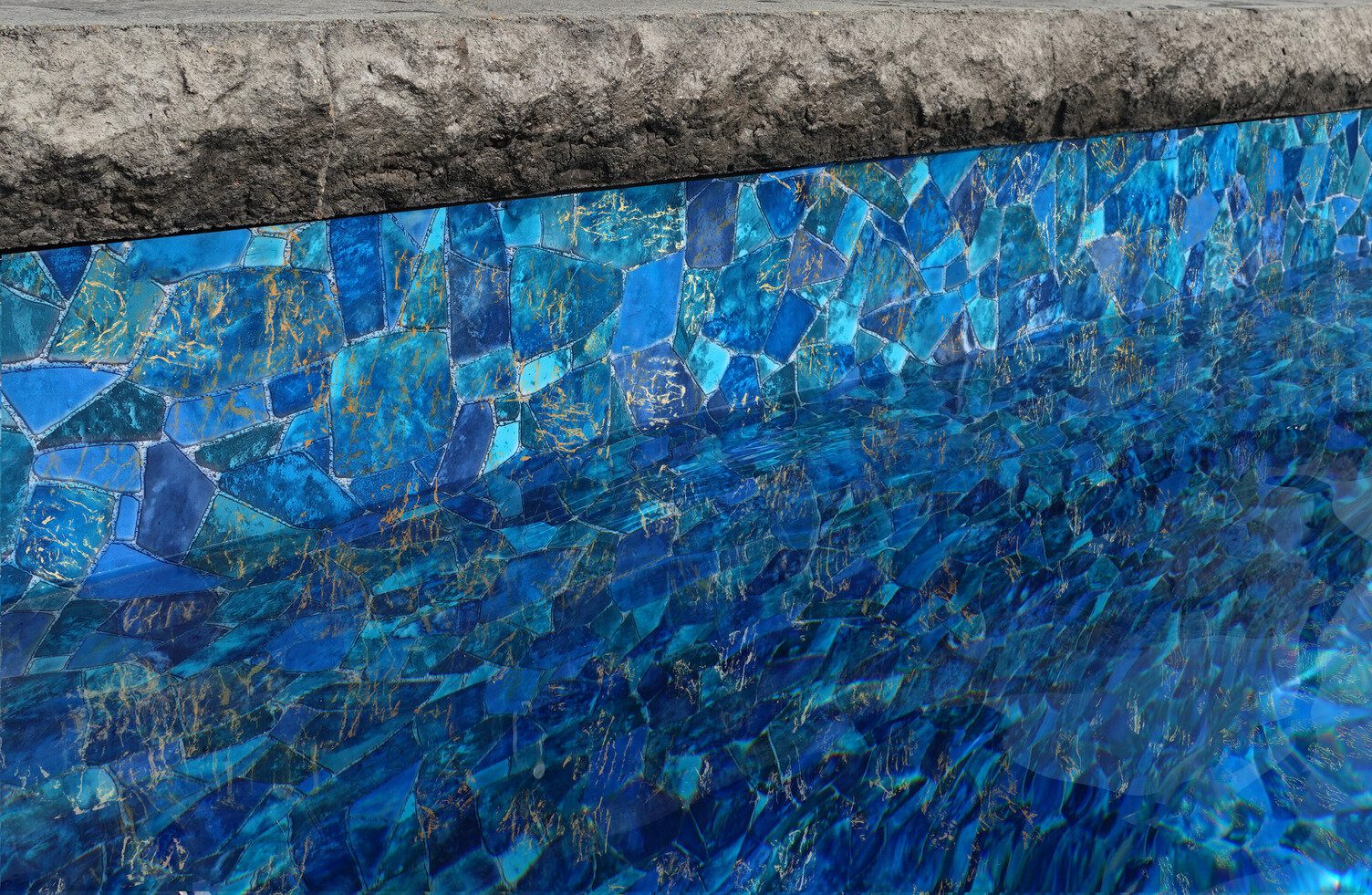 Beach Glass Pool Liner - Niagara Pool Liners