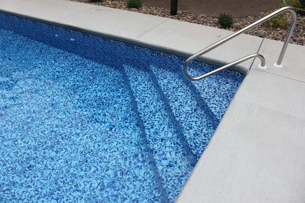 New Pool Stairs Installed in your swimming pool. 