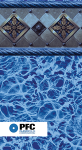 Bayview Blue Diffusion Pool Liner by Niagara Pool Liners