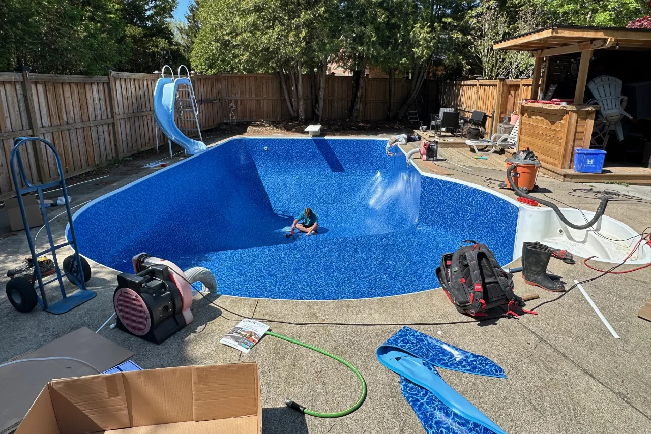 Pool Liner Replacement in Niagara Region