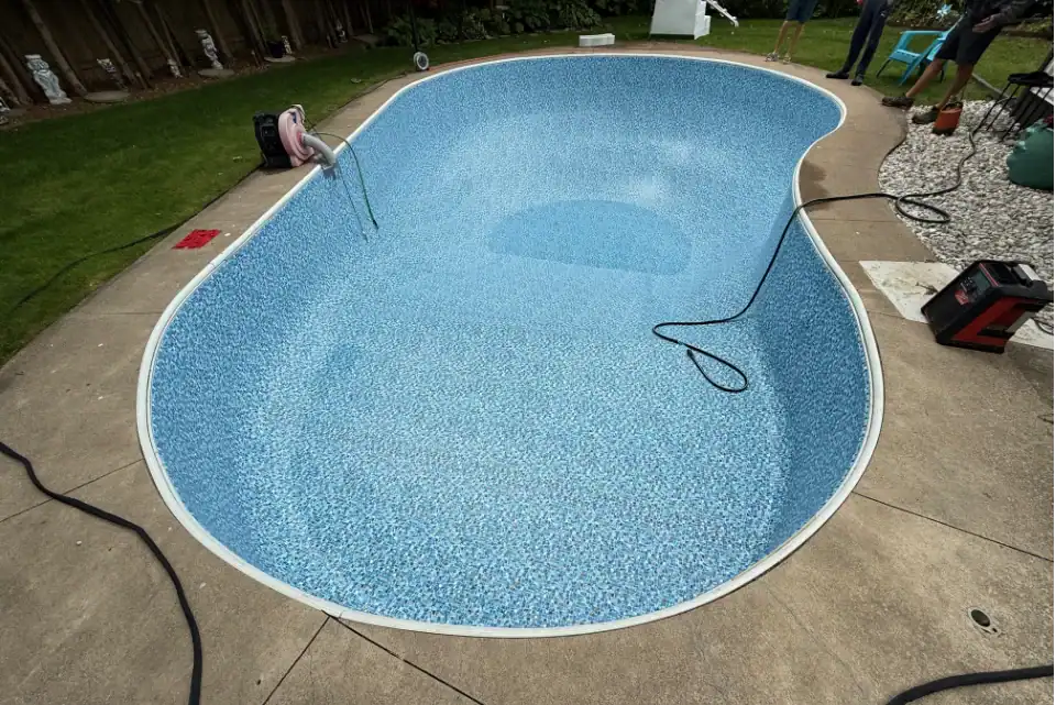 After Pool Liner Replacement in Fonthill