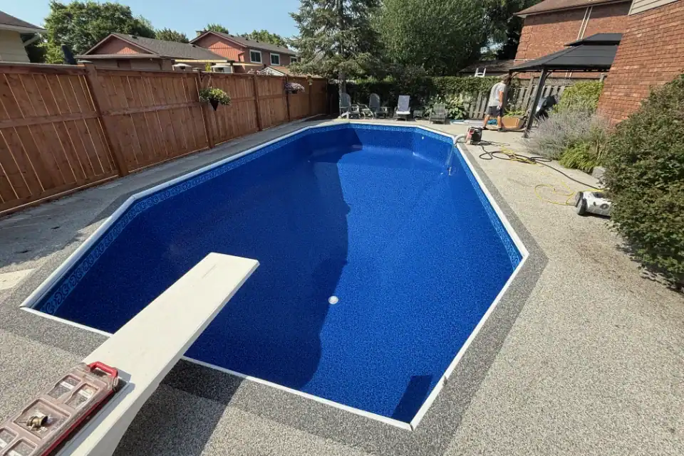 Pool Liner Replacement After in Fonthill